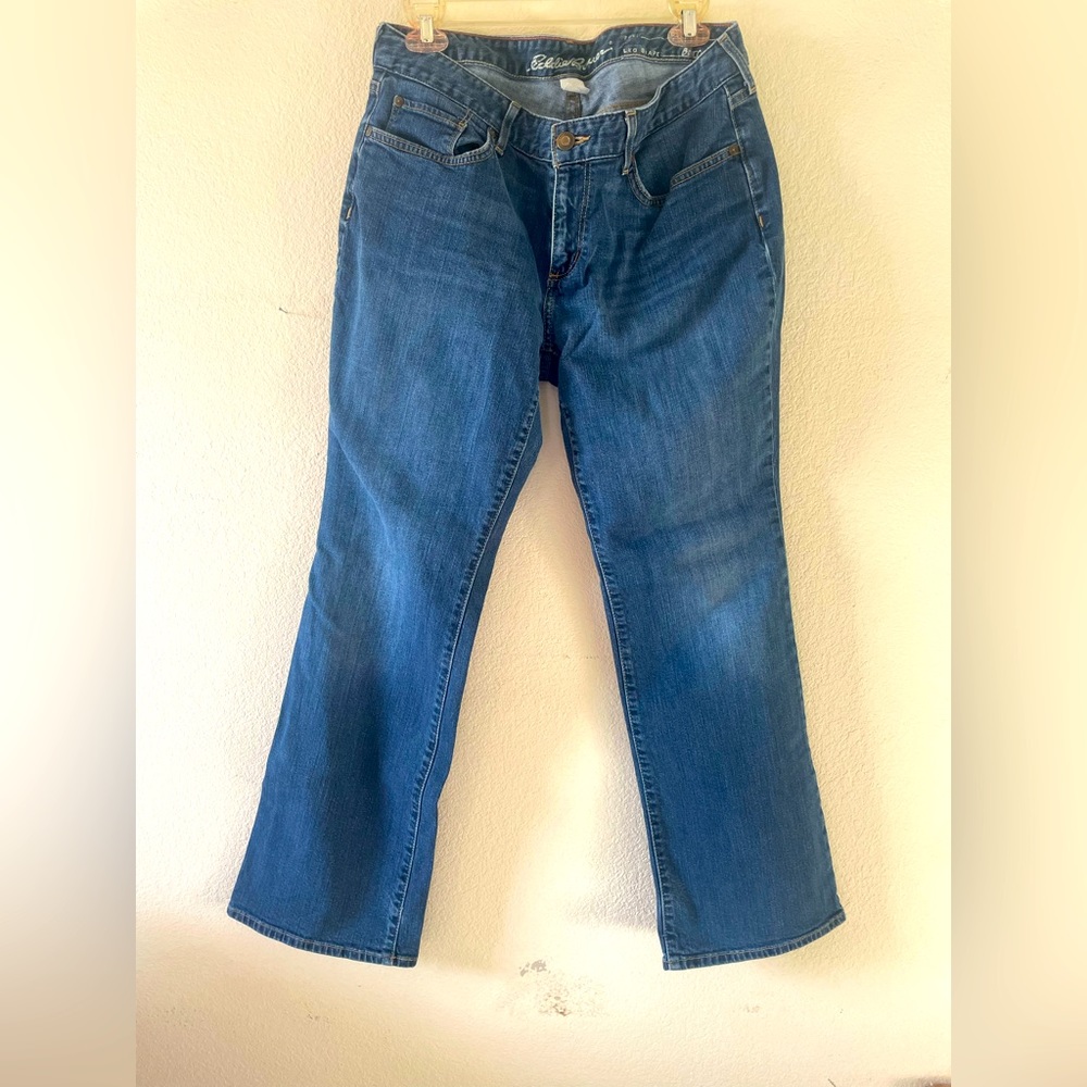Eddie Bauer bootcut curvy fit size 12 jeans
